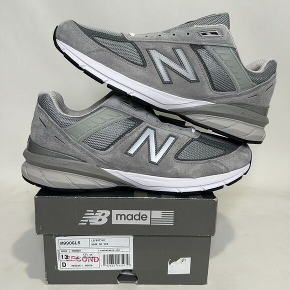 New Balance 990v5 Made in USA “Grey White” 2024